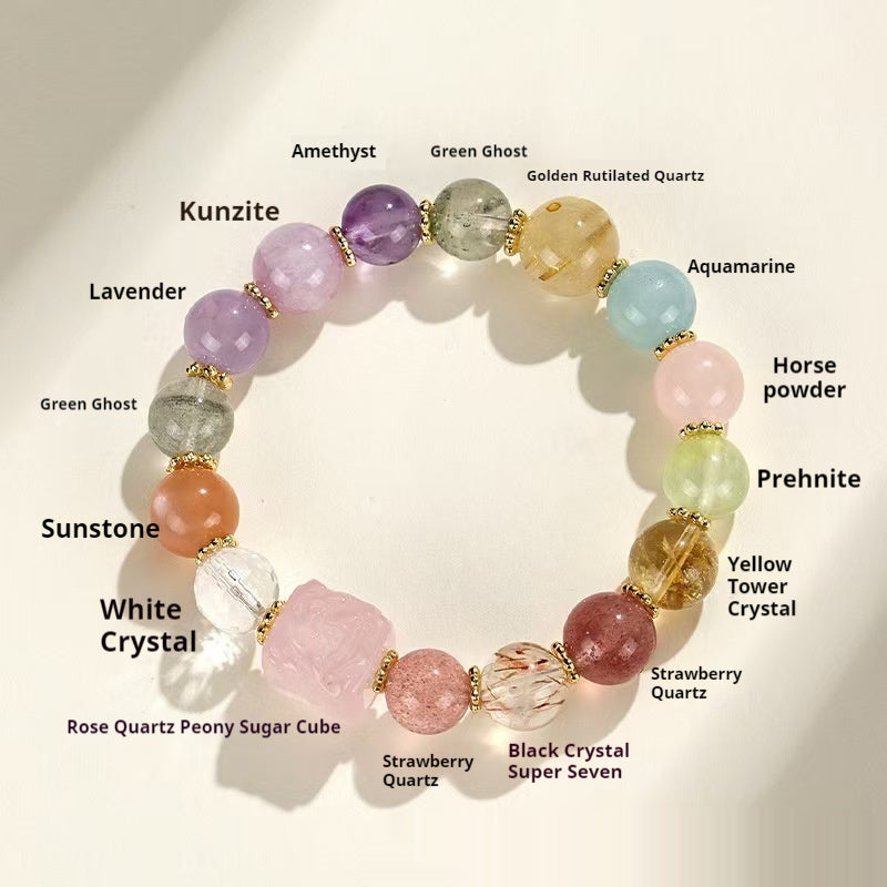 Handcrafted Amethyst Fox Protection Bracelet For Women