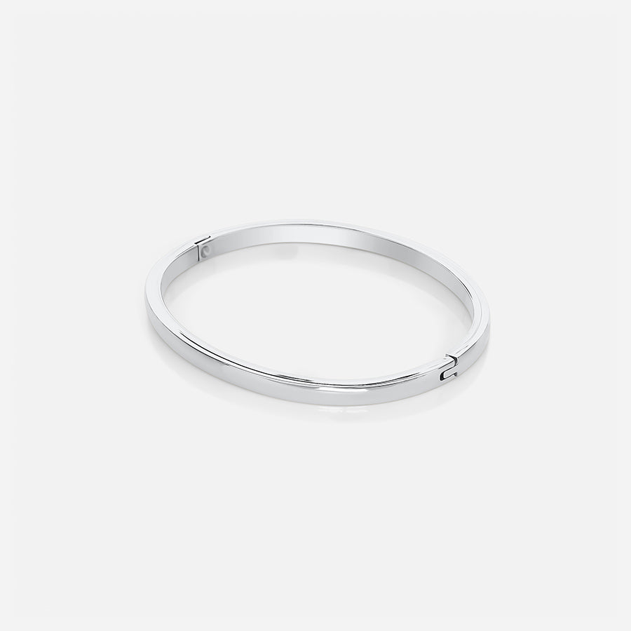 SMALL STACKING BANGLE - SILVER