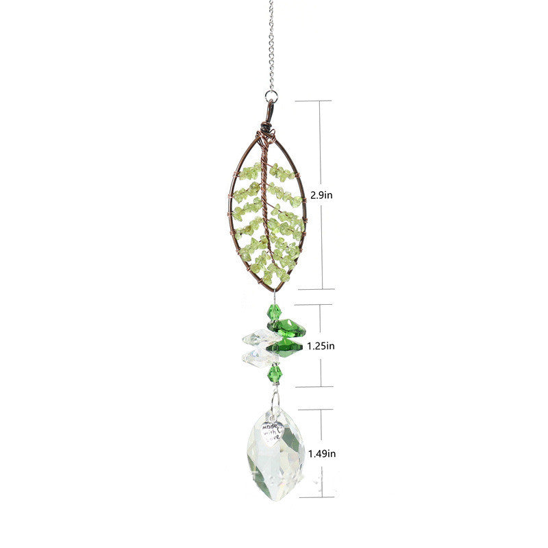 Handcrafted Crystal Tree of Life Suncatchers Ornament by Tinkers for Harmony