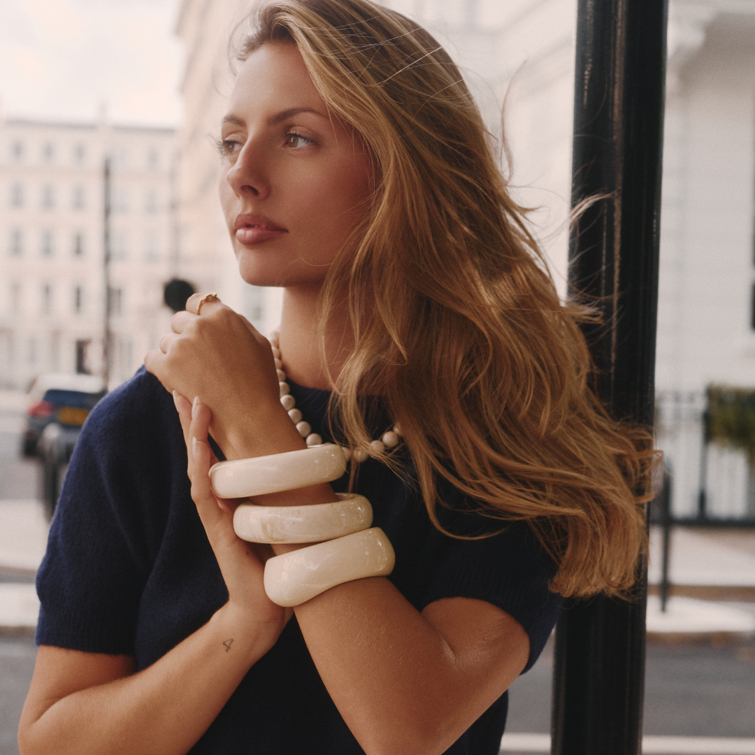 LATTE ROUNDED BANGLE