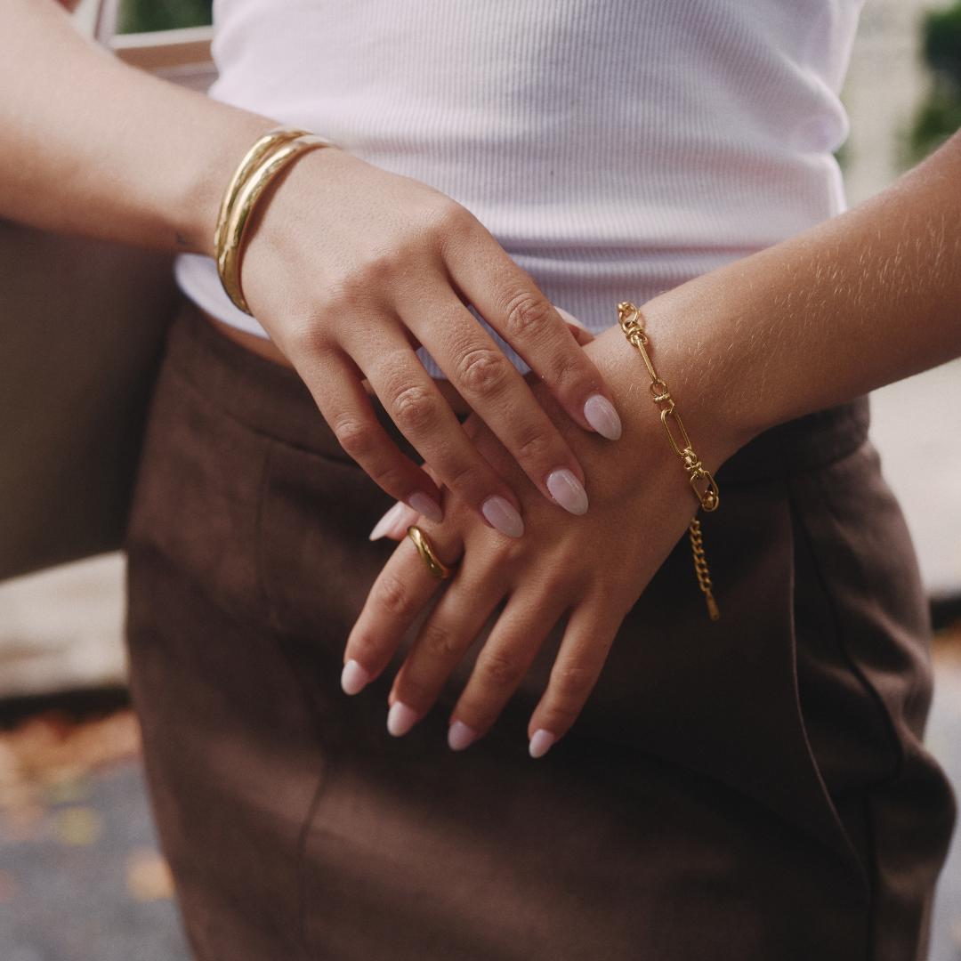 PAPERCLIP BRACELET - GOLD