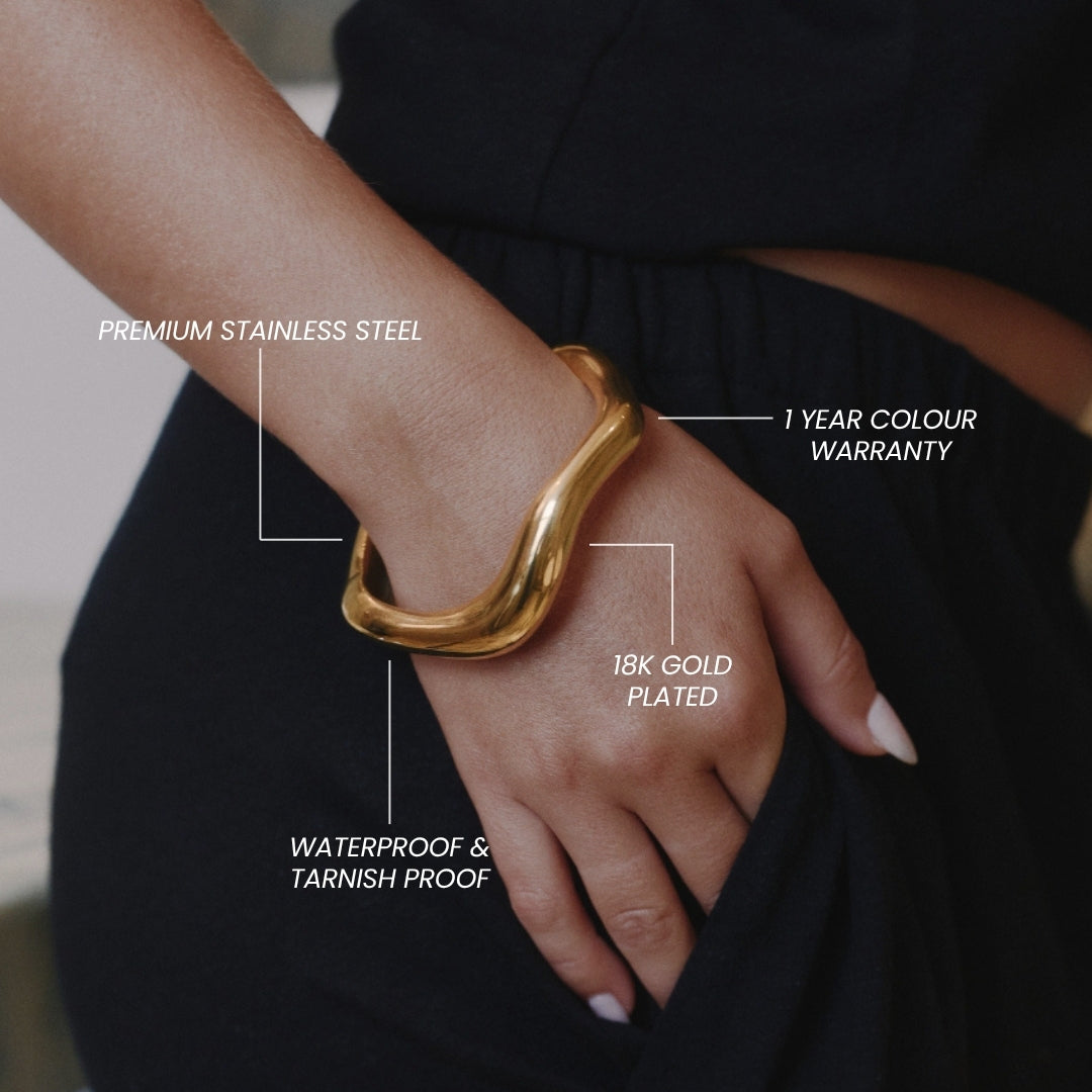 SCULPTURAL OPEN BRACELET