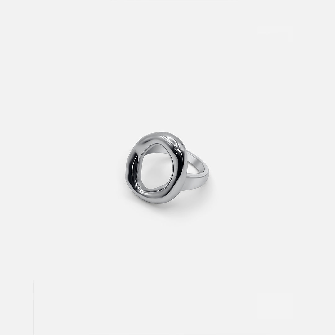 LOOP RING SILVER