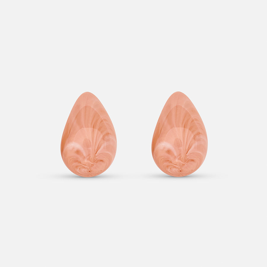 BLUSH TEAR DROP EARRINGS
