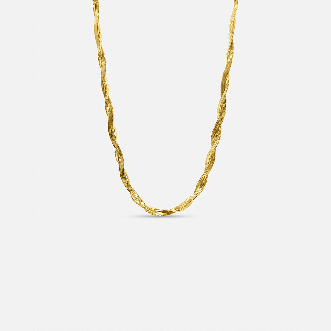 TWIST NECKLACE GOLD