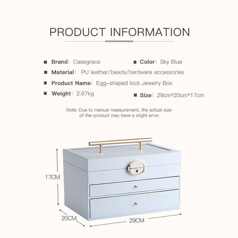 Large Jewellery Organizer with three Drawers