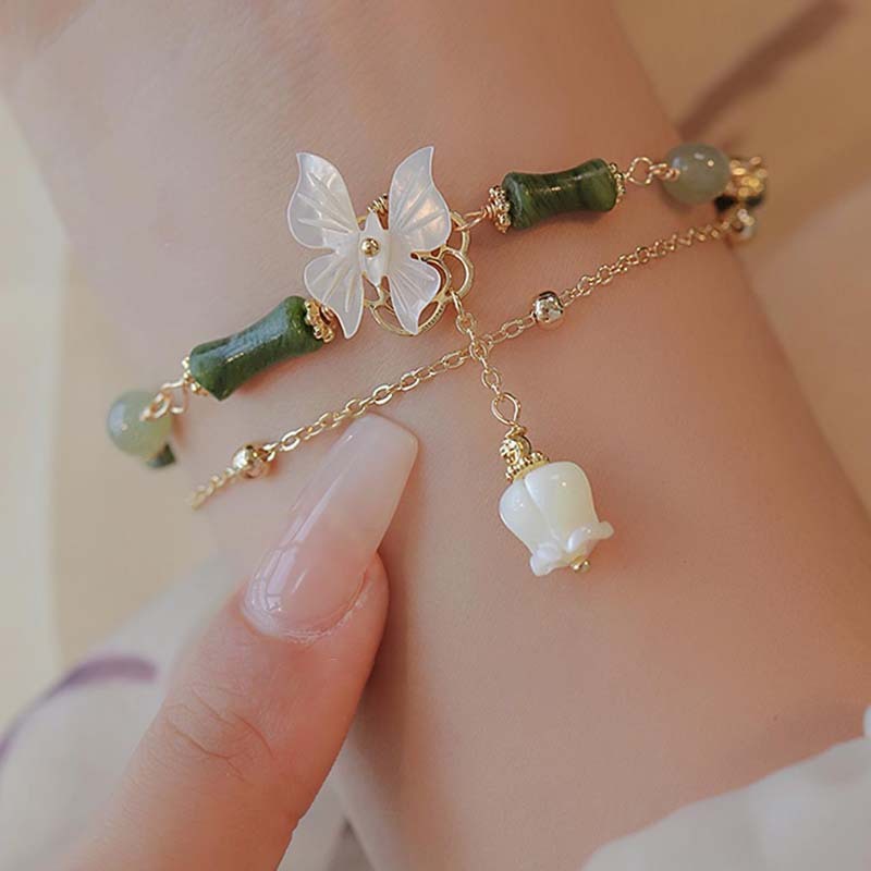 Bamboo Butterfly Bracelet Exclusive National Style Edition