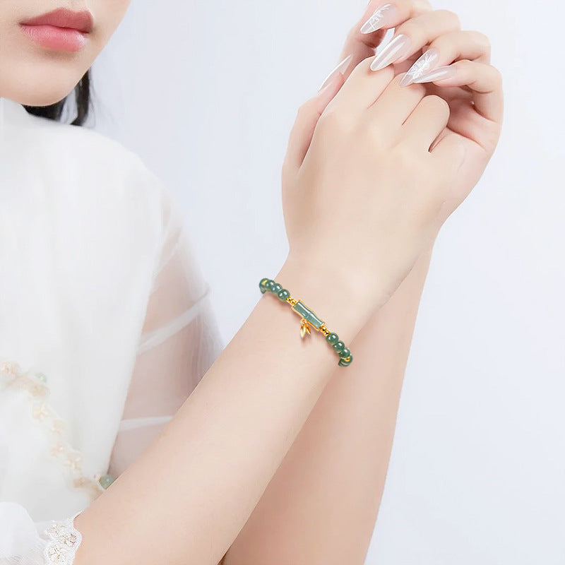 Natural Jade Blue Water Festival High Rise Bracelet Women