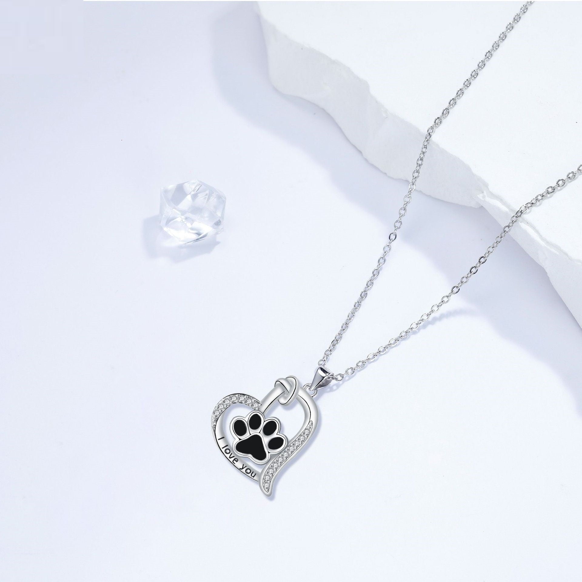 Heart & Paw Necklace - A Reminder of Loyal Companions