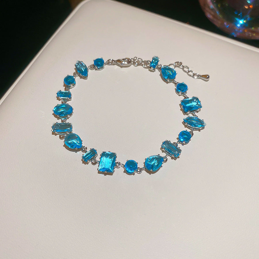 Handcrafted Zircon Drop Bracelet For Women Love