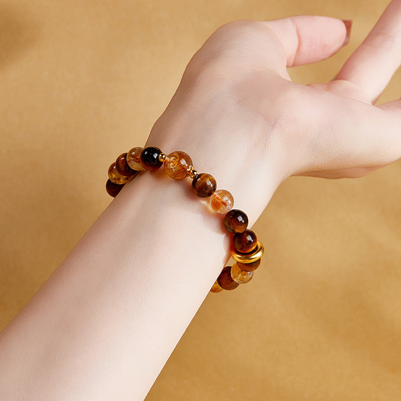 Natural Tiger Eye Bracelet For Women Protection