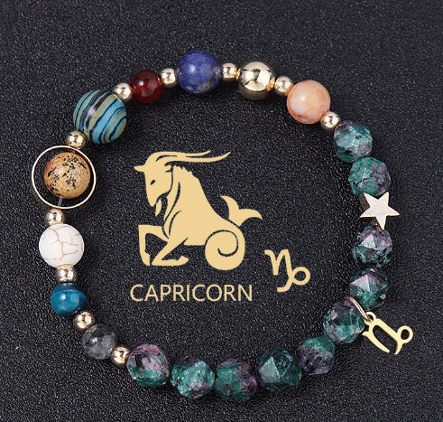 Natural Stone Twelve Constellations Bracelet Exclusive