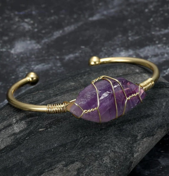 Asgard Crafted Natural Gemstone Bangle Jewelry Line