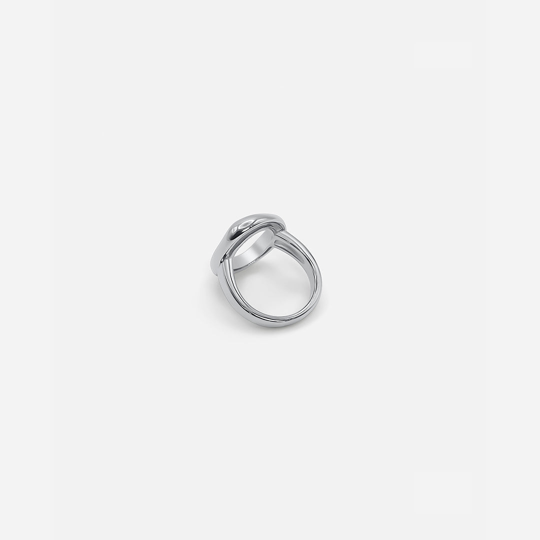 LOOP RING SILVER