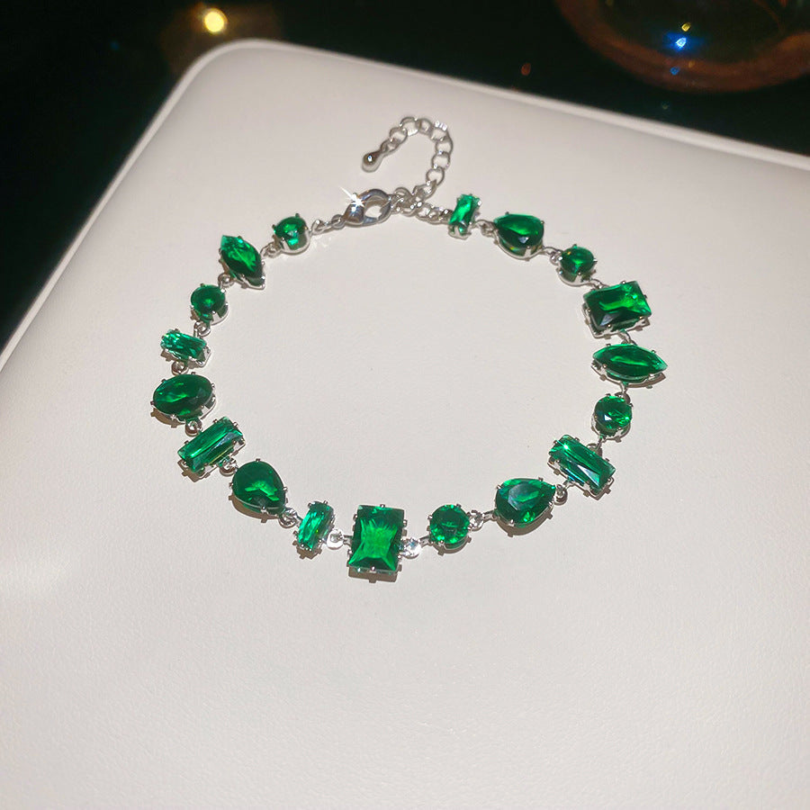 Handcrafted Zircon Drop Bracelet For Women Love