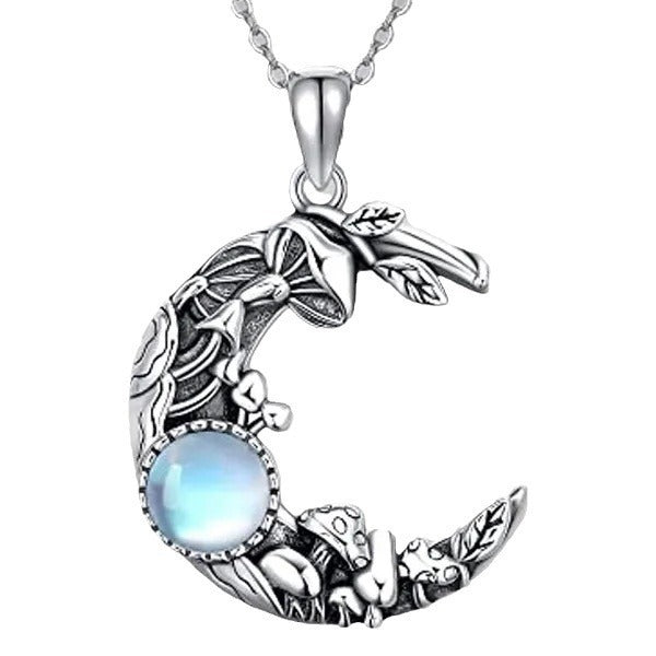 Bohemian Moon Pendant For Men And Women Alloy Necklace