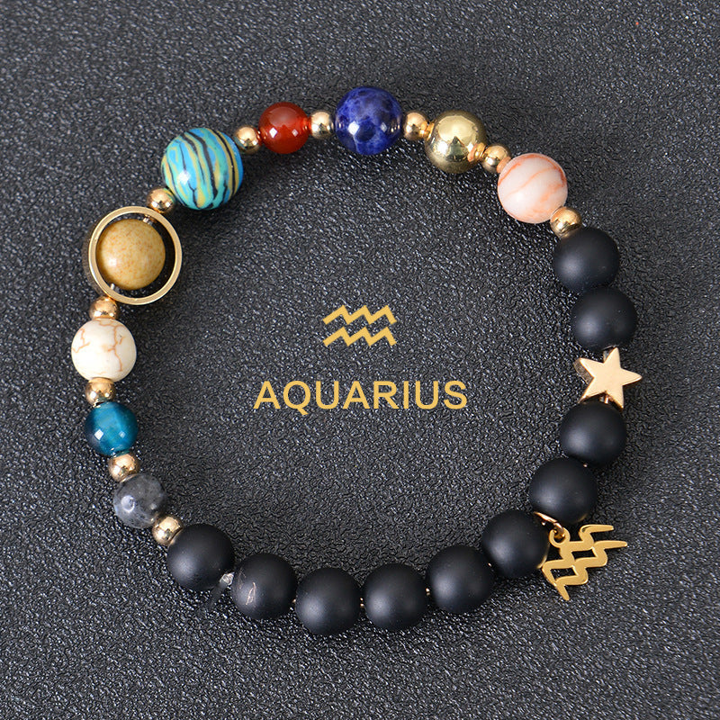 Frosted Stone Beaded Constellation Elite Bracelets