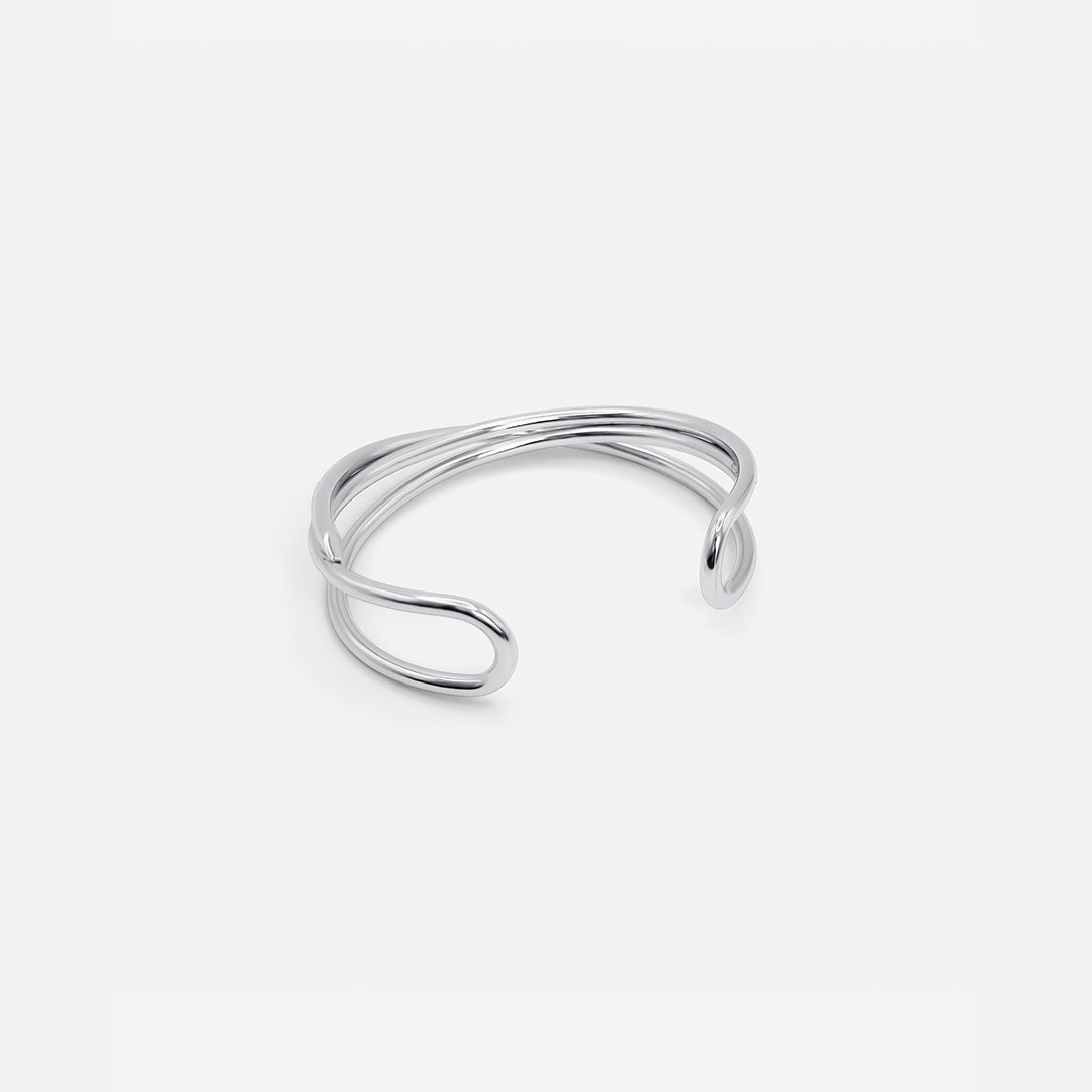 SILVER CUFF BANGLE