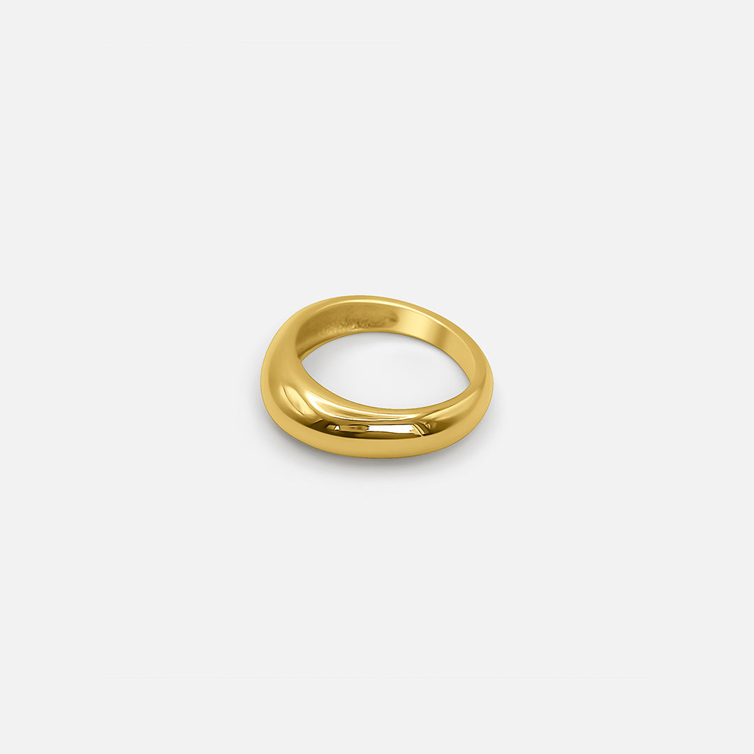 CURVE RING GOLD