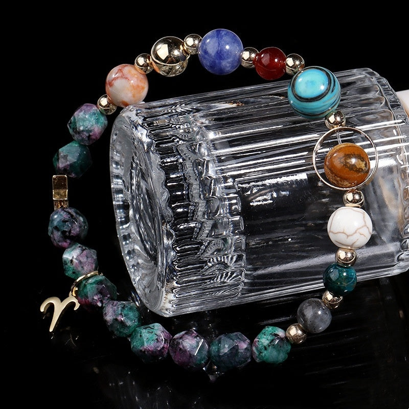 Natural Stone Twelve Constellations Bracelet Exclusive