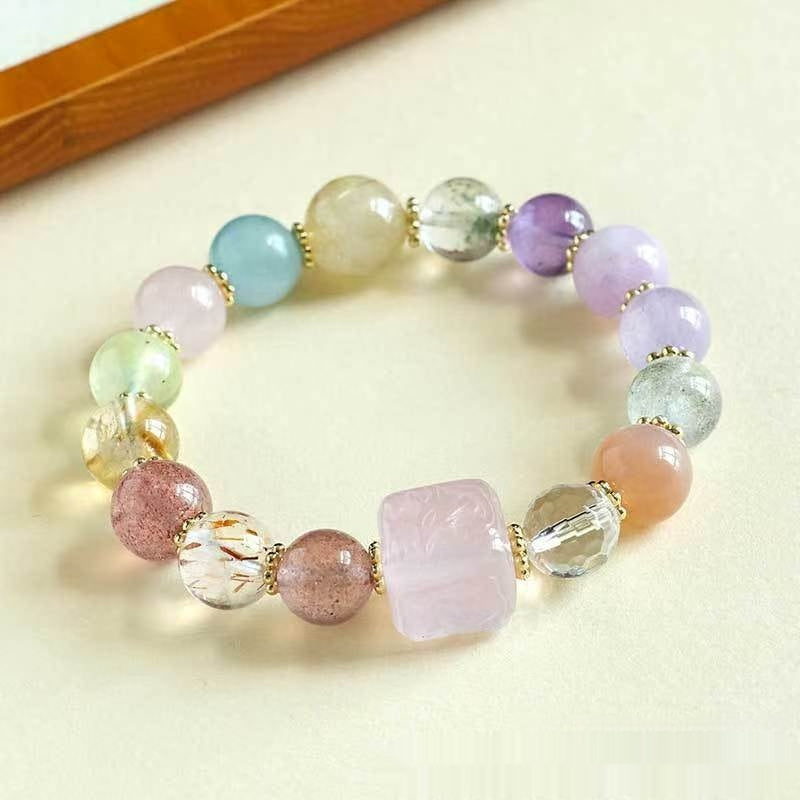 Handcrafted Amethyst Fox Protection Bracelet For Women