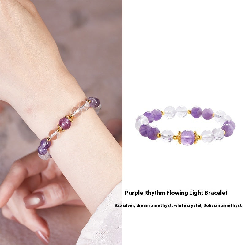 Amethyst Lucky Beads Bracelet - For Healing