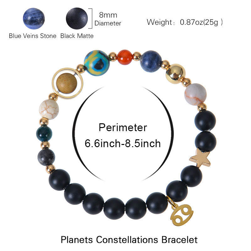 Frosted Stone Beaded Constellation Elite Bracelets