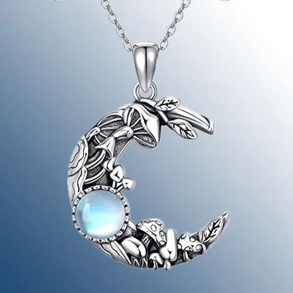 Bohemian Moon Pendant For Men And Women Alloy Necklace