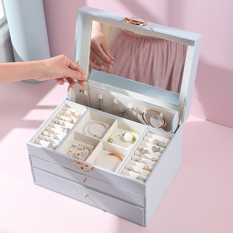 Large Jewellery Organizer with three Drawers