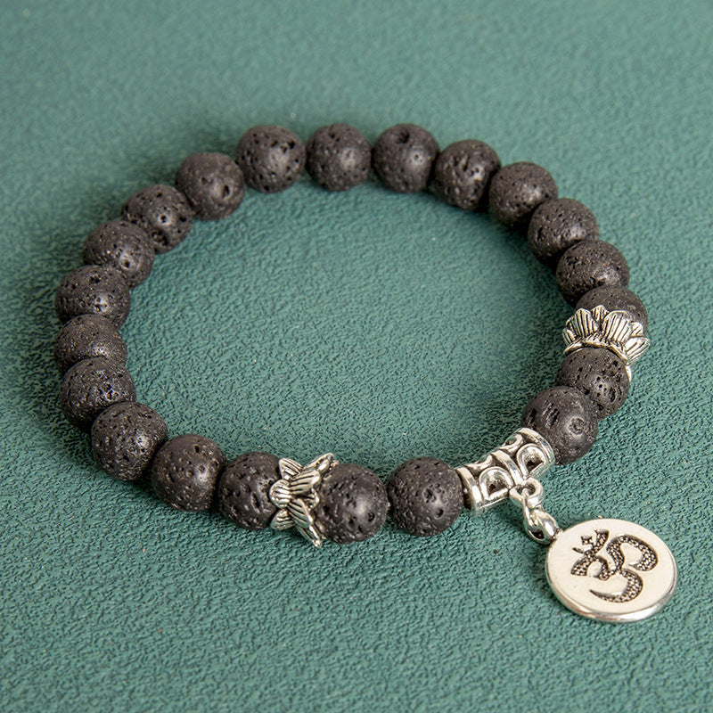 Natural Indian Agate Bracelet for Men