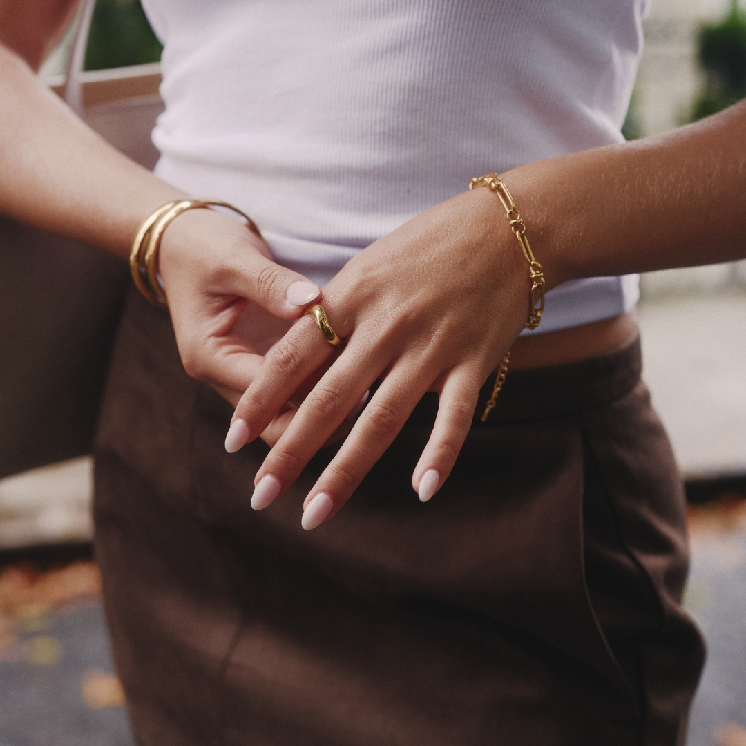 PAPERCLIP BRACELET - GOLD