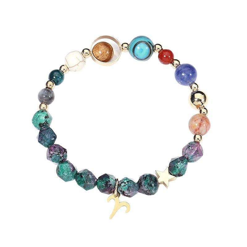 Natural Stone Twelve Constellations Bracelet Exclusive