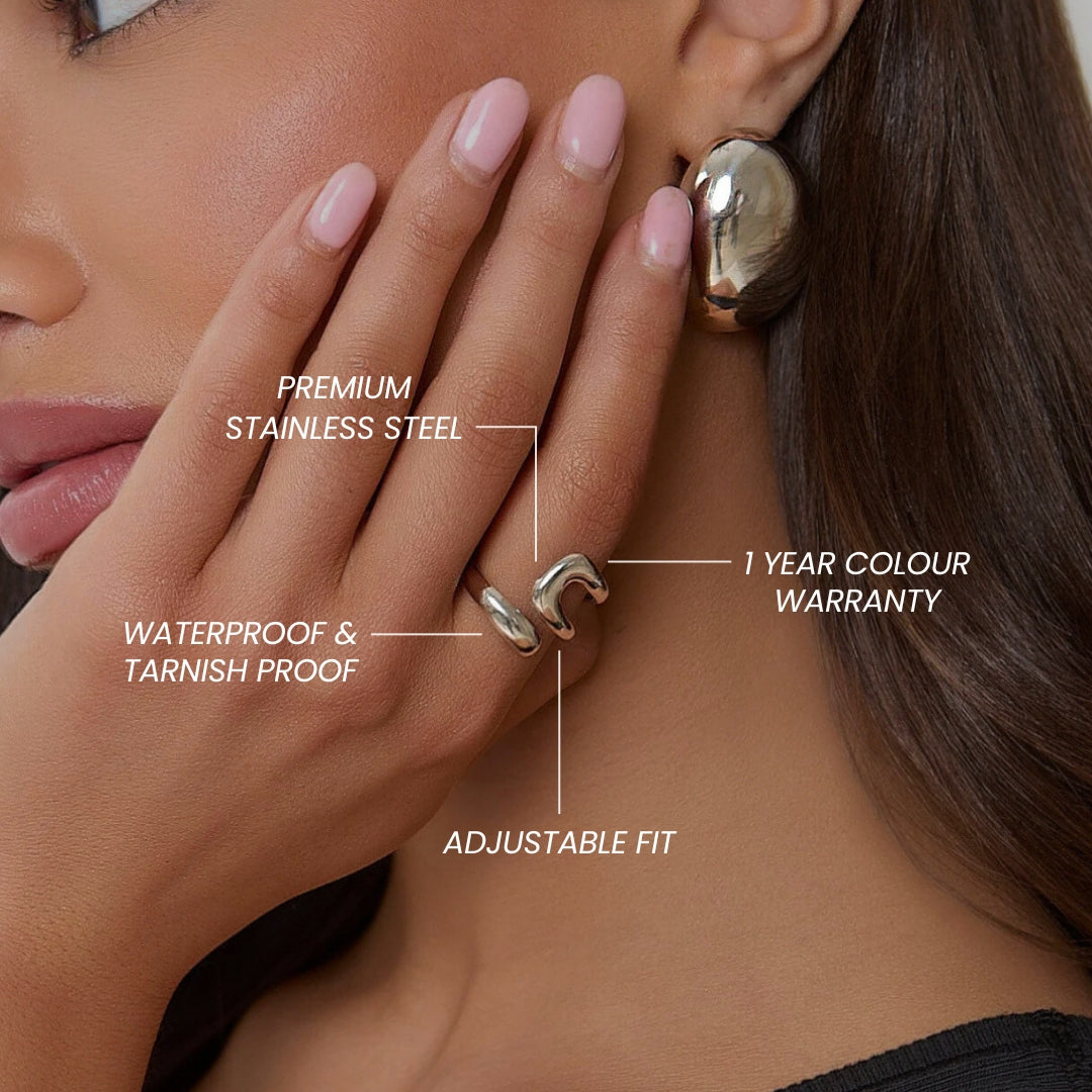 ADJUSTABLE SCULPTURAL RING