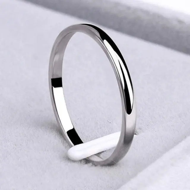 Simple Ring Made Of Gold And Silver
