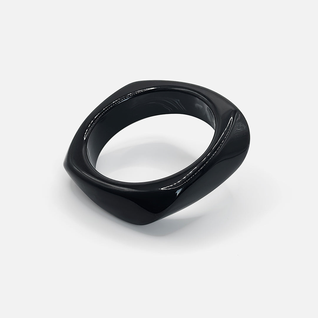 BLACK MARBLE BANGLE