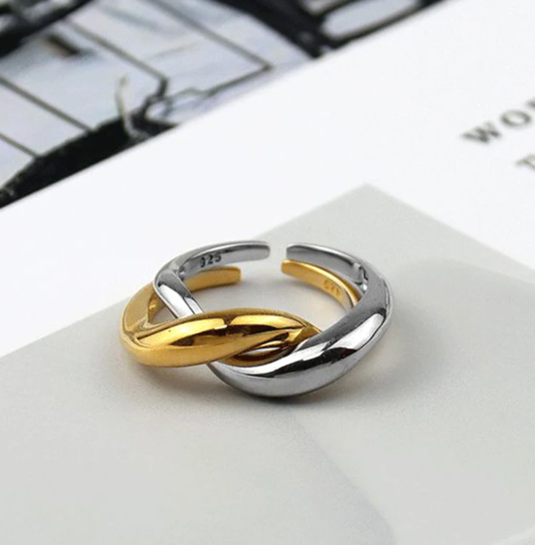 Lumiere Gold and Silver Ring