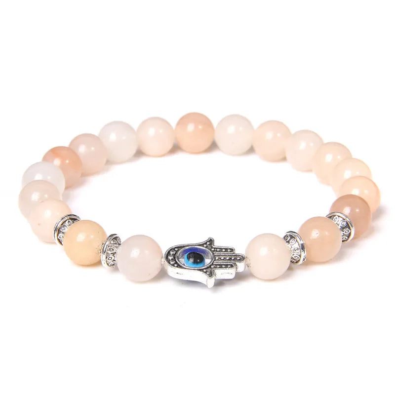 Natural Agate Protection Bracelet Unisex