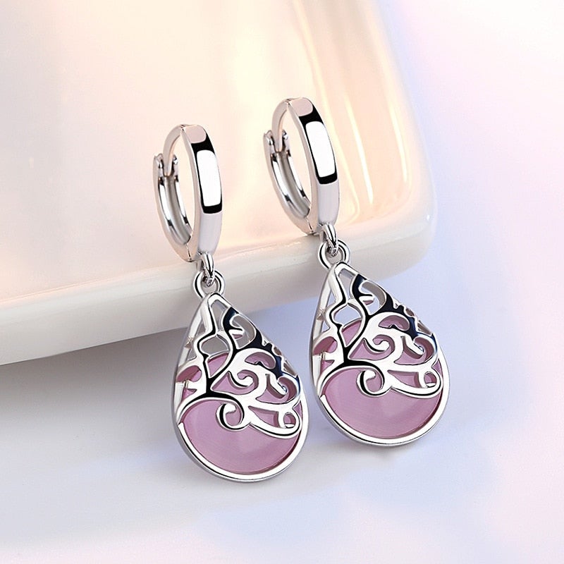 Sterling Silver Tree of Life Earrings