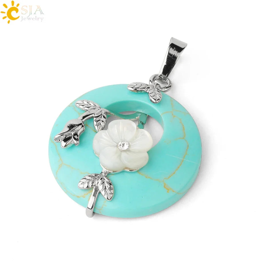 Amethyst Donut Pendant Energy And Balance