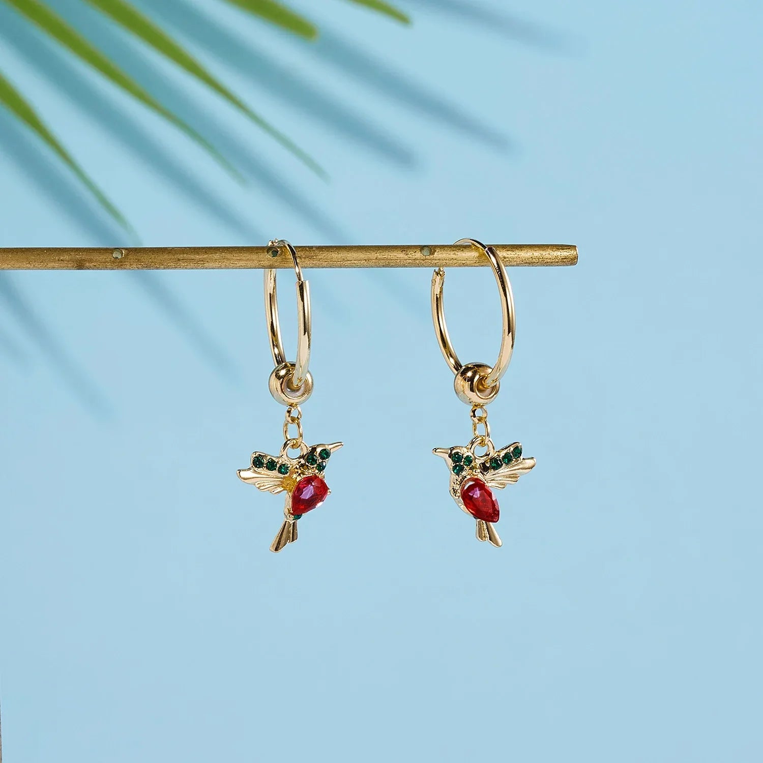 Limited Edition Flying Hummingbird with Zirconia Inlay