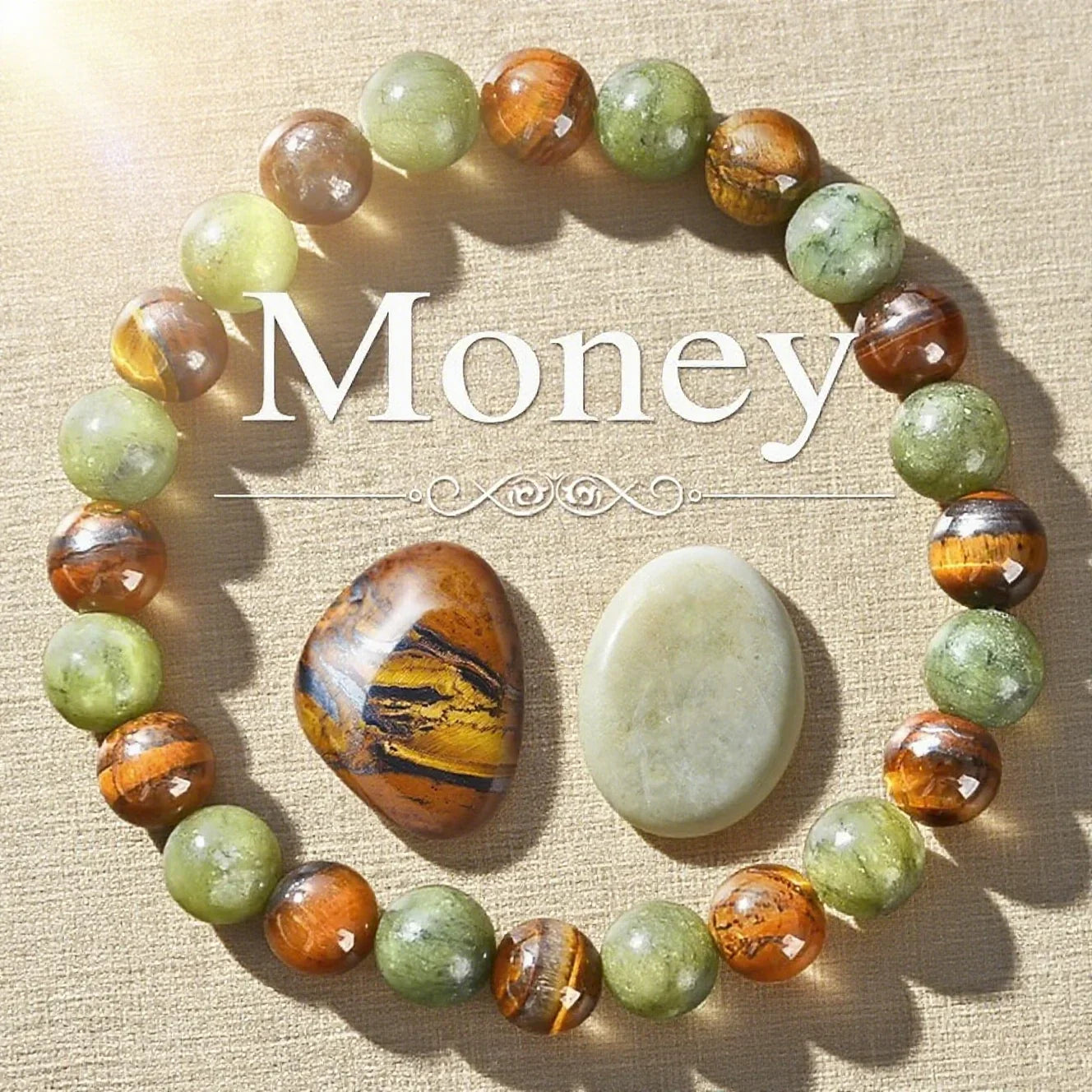 Handcrafted Jade Prosperity Bracelet for Women
