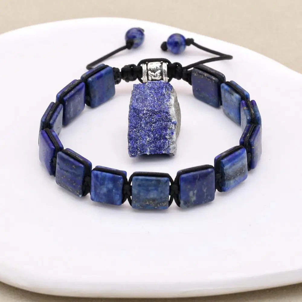 Natural Lapis Lazuli Bracelet Unisex
