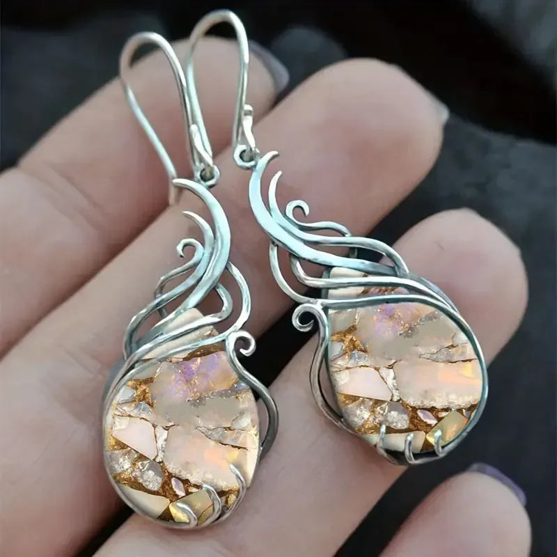 Bohemian Turquoise Earrings For Women Vintage Jewelry Gift