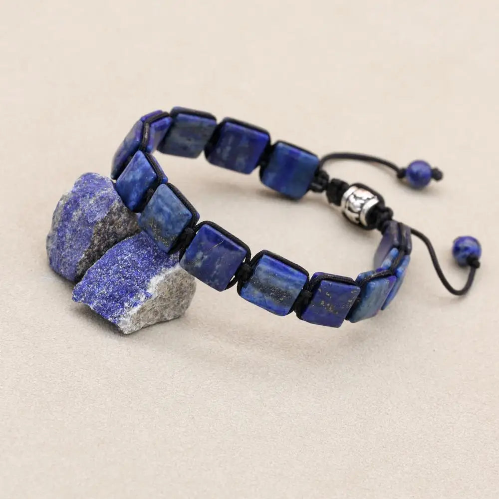 Natural Lapis Lazuli Bracelet Unisex
