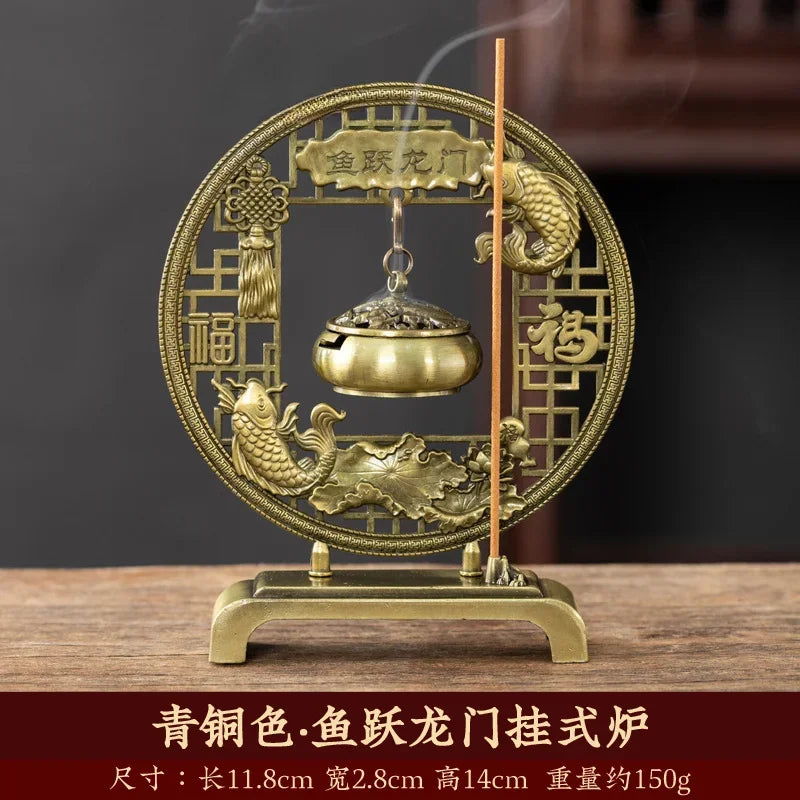 Five Blessings Incense Burner Sandalwood Taoist Ornaments