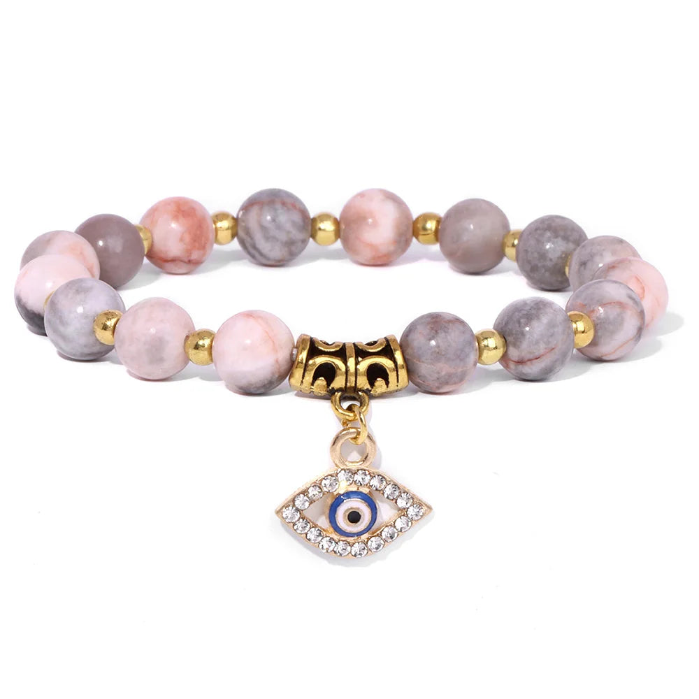Natural Agate Protection Bracelet Unisex