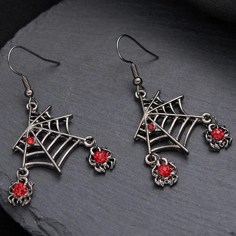 Spider Web Dangle Earrings - Aura Energy