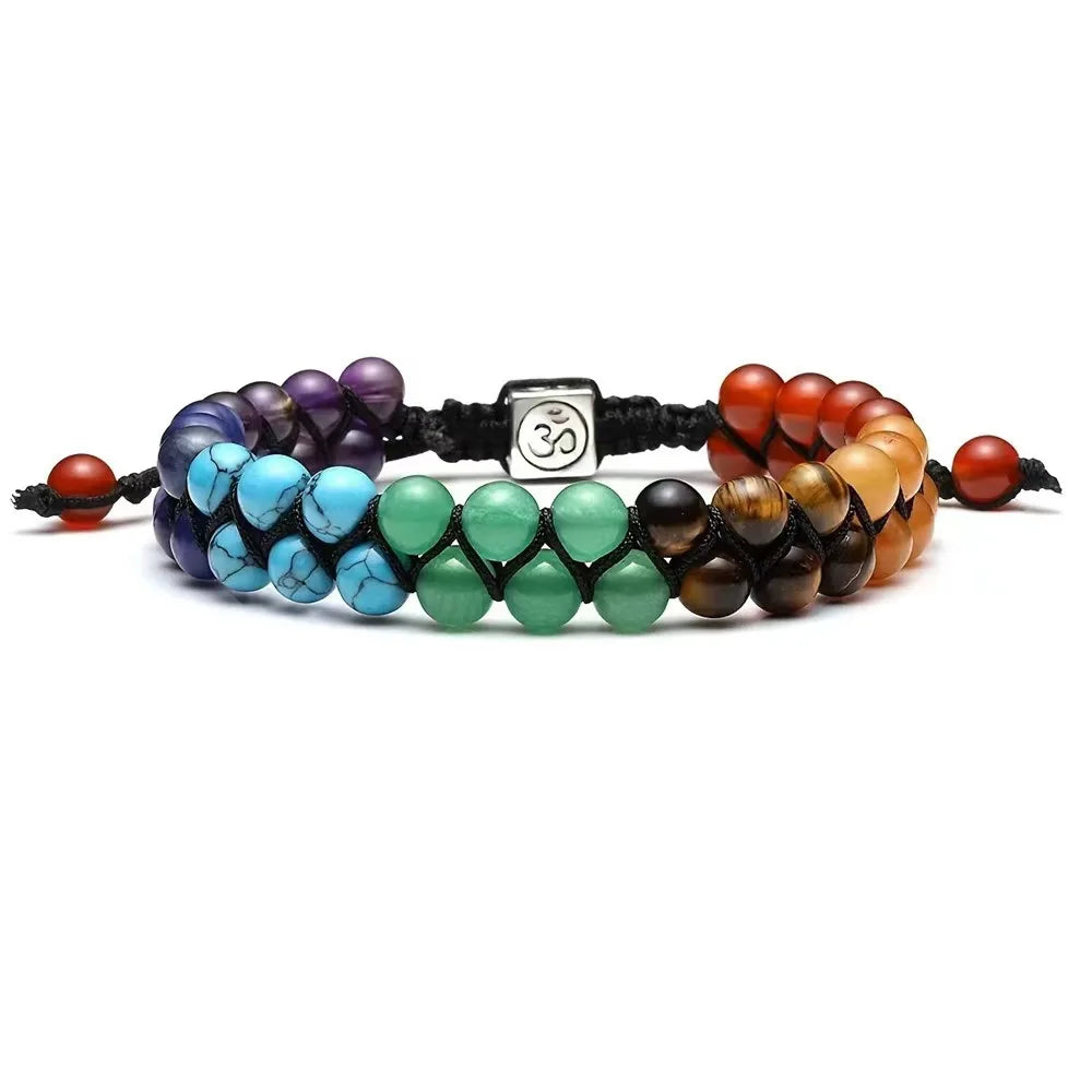 7 Chakra Stone Bracelet - Spiritual Healing