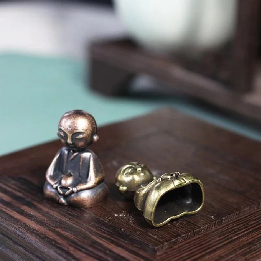 Little Monk Zen Incense Burner Stand For Study Decor