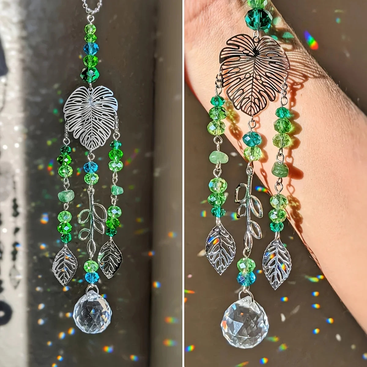 Tree of Life Gemstone Sun Catcher